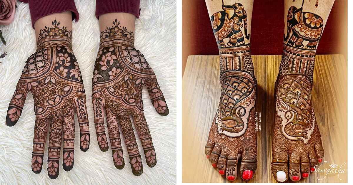 Bridal henna designs