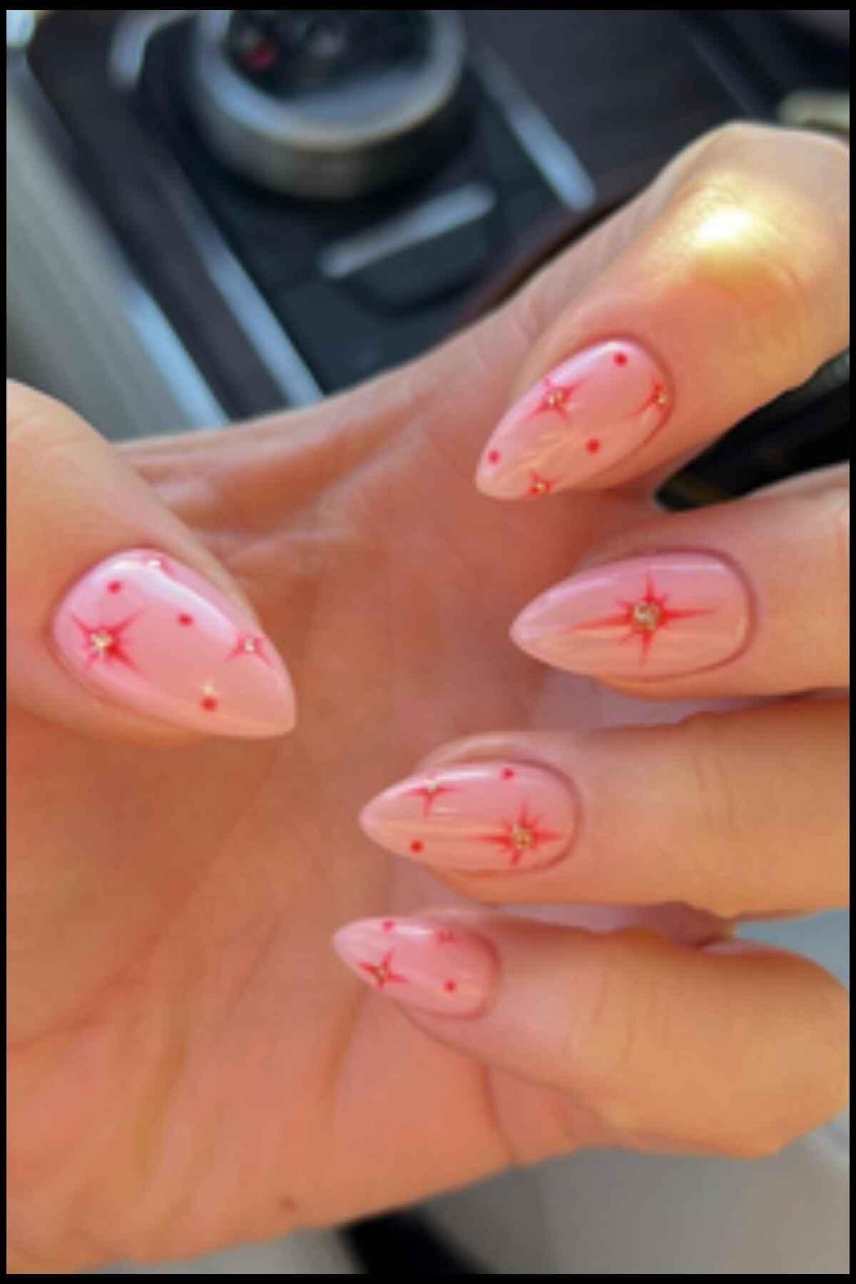 Fun Fireworks Nail Design