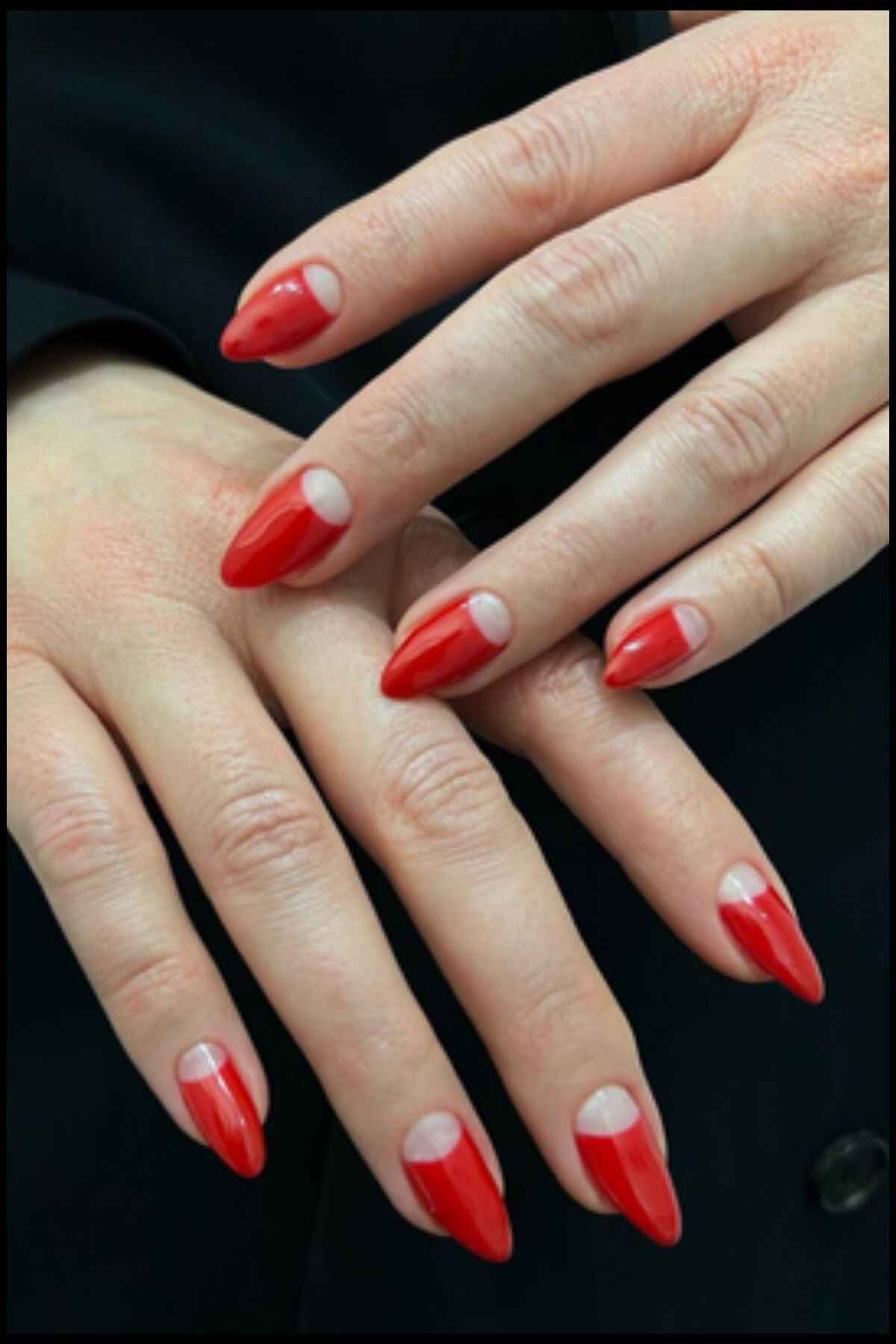 Inverted French Nail Design