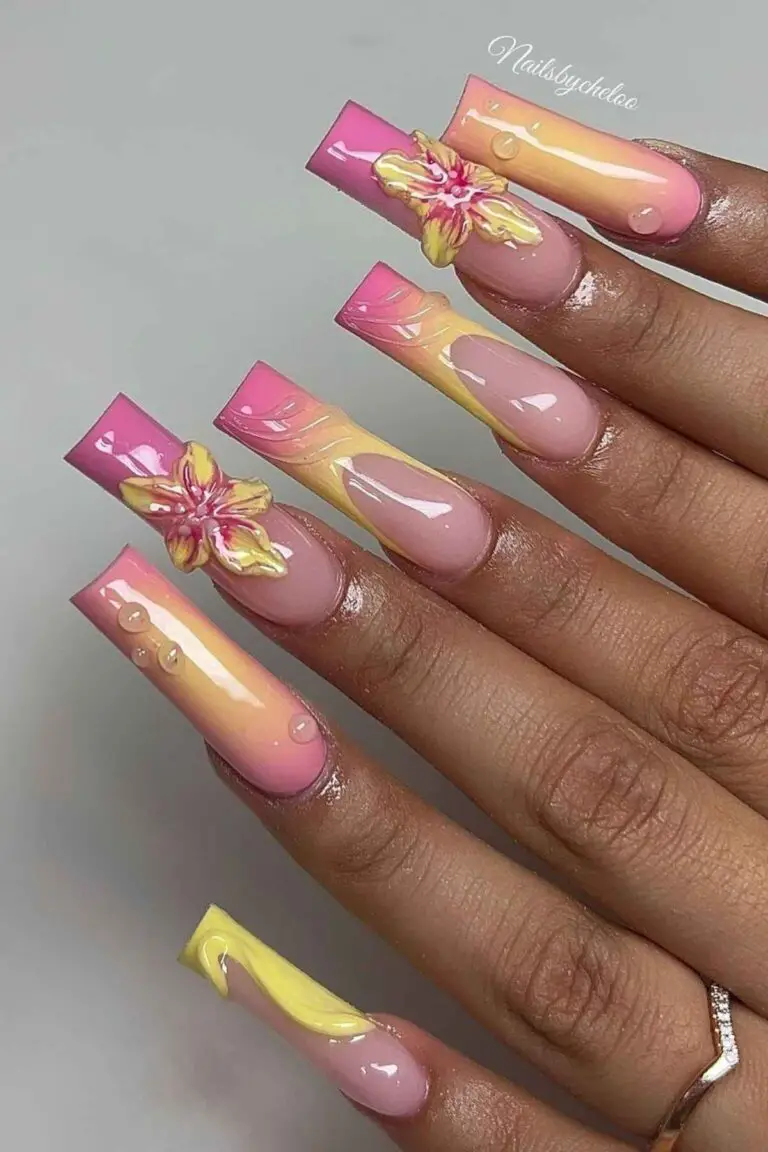 27 Stunning Summer Acrylic Nails You Must Try in 2024