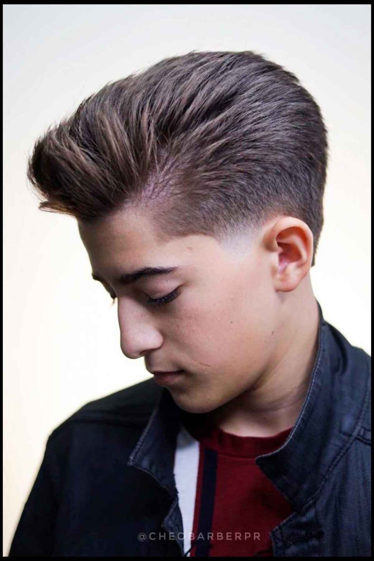 Pompadour Fade Boys Haircuts