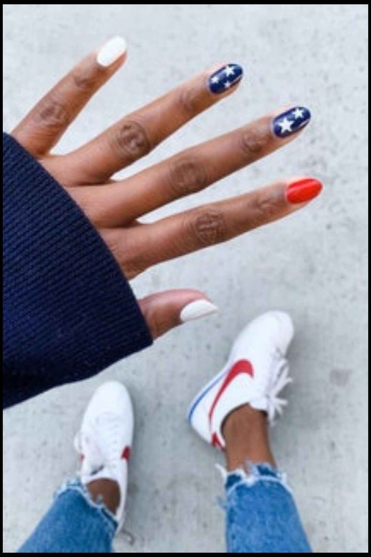 Fourth of July nails