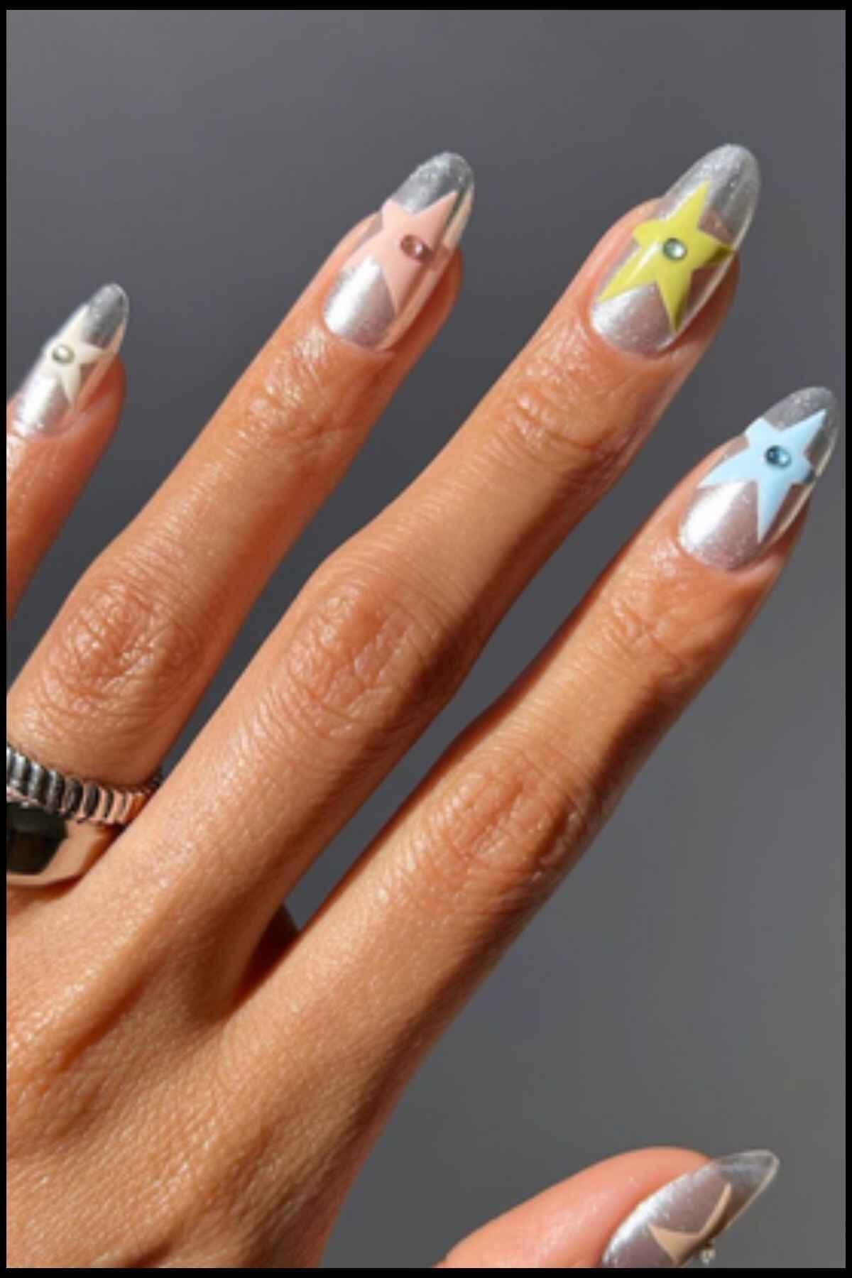 Stars Sans Stripes Nail Design