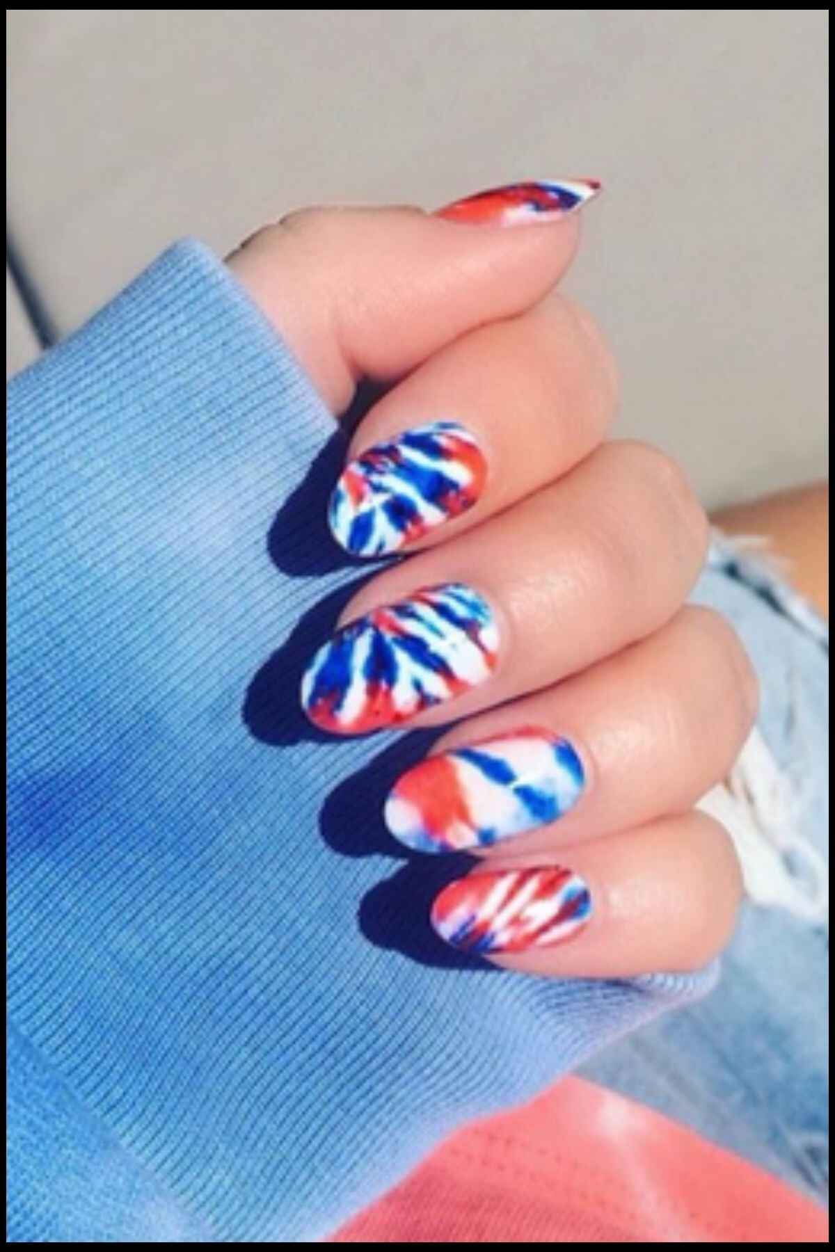 Fourth of July nails