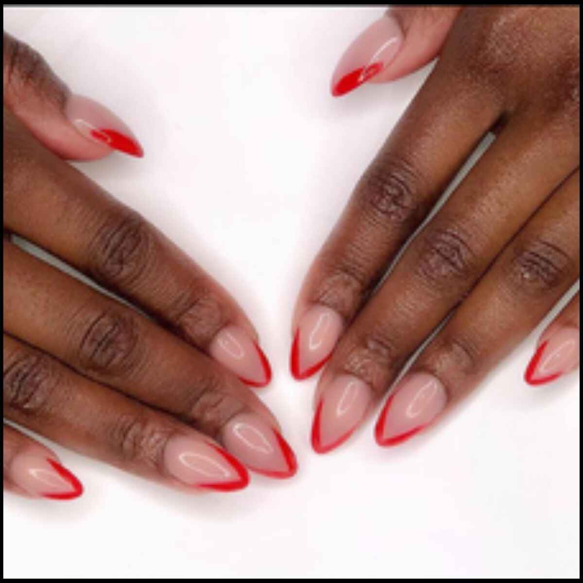 Triangular Tips Nail Design