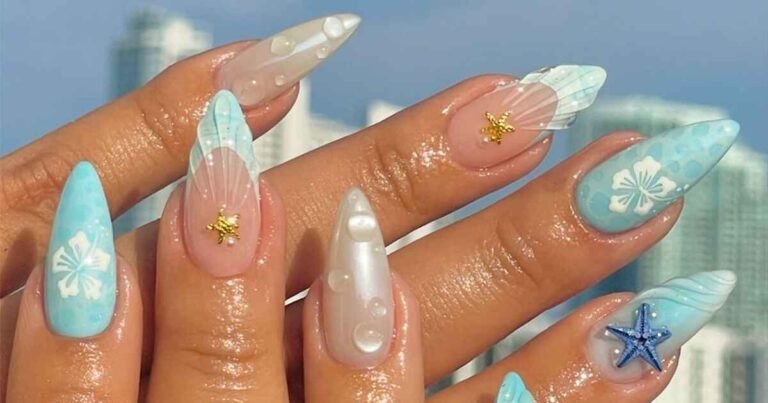 21 Summer Beach Nails: Get Ready for Your Vacation in 2024