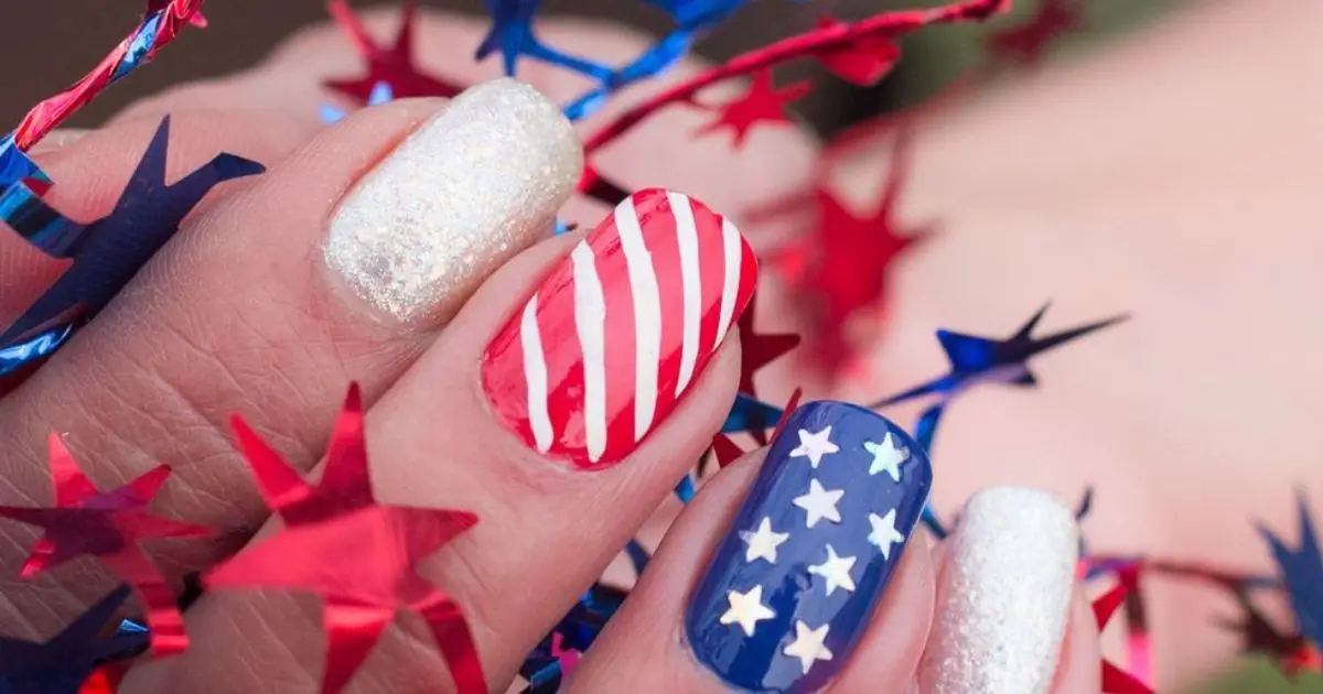 Fourth of July nails