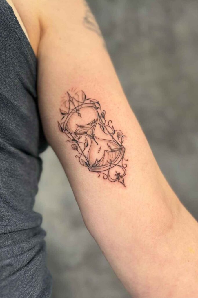 hour glass tattoo 19