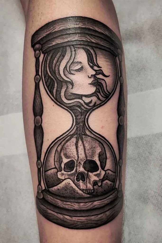 hour glass tattoo 6