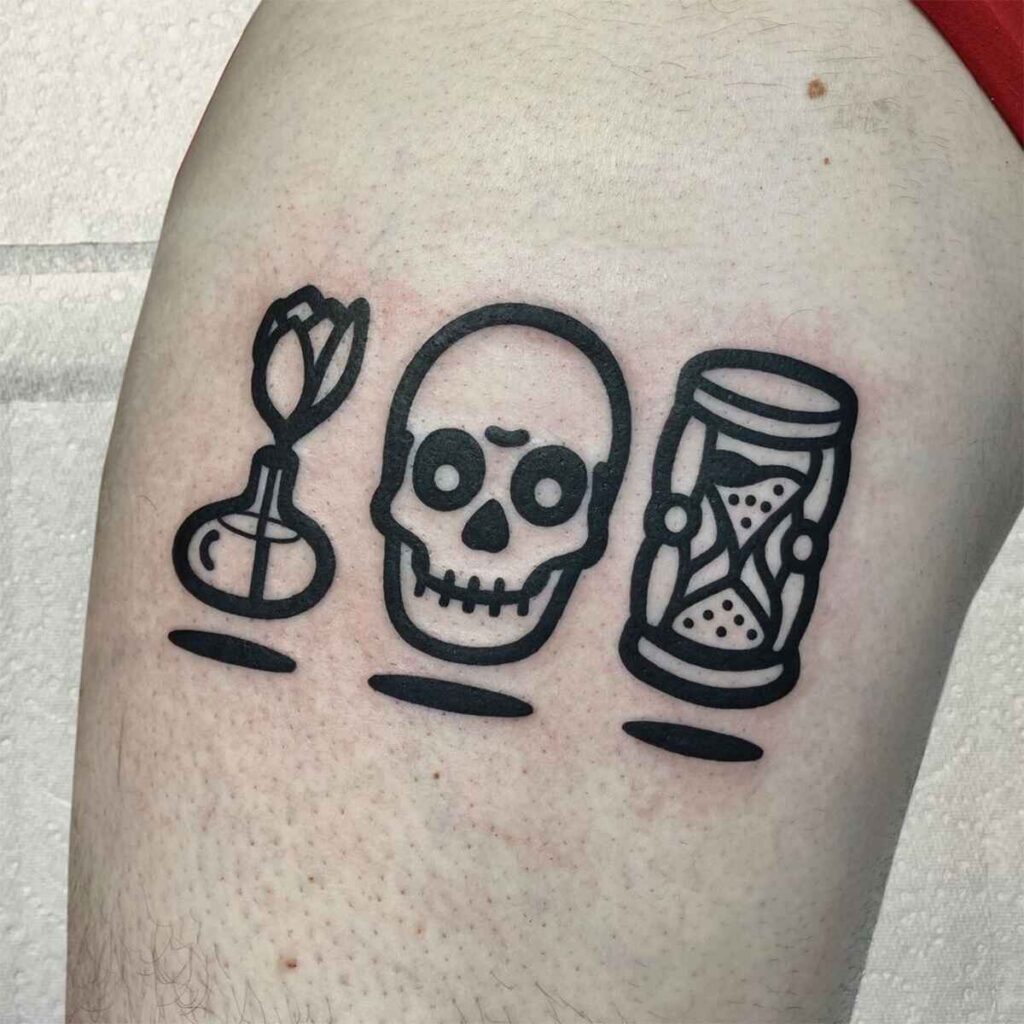 hour glass tattoo 7