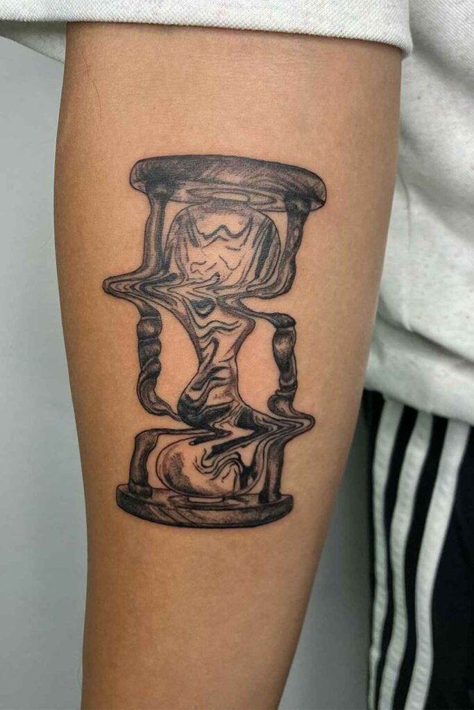 hour glass tattoo 8