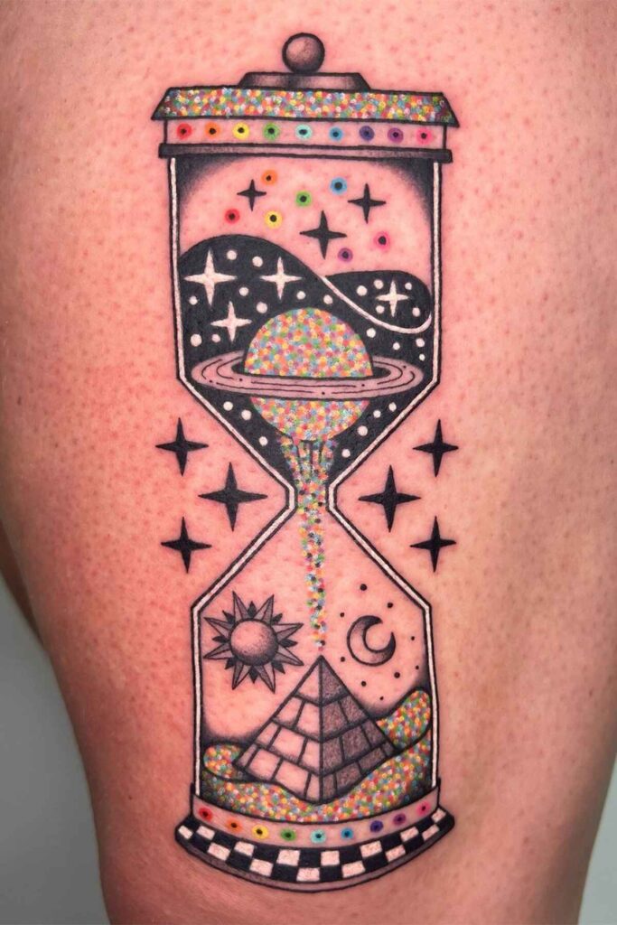 hour glass tattoo 9