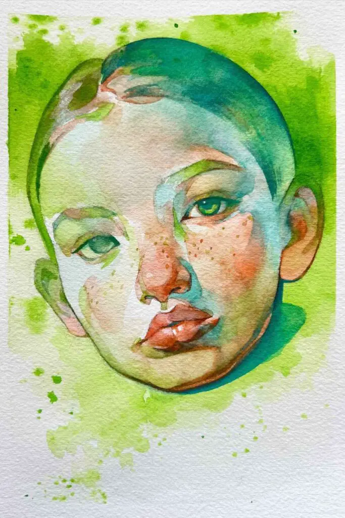 watercolor and ink paintings 1